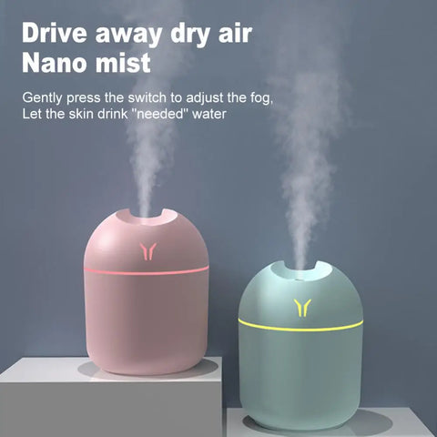 200ml Mini Portable Humidifier With USB Charging And Led Night Light