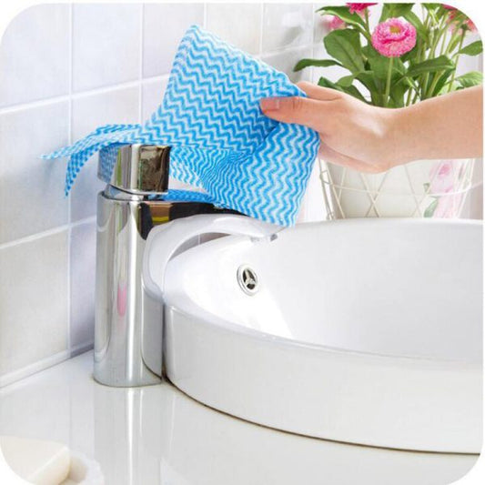 50 Sheet Roll Disposable Tissue Towel Paper Kitchen Cleaning Wipes (random Color)