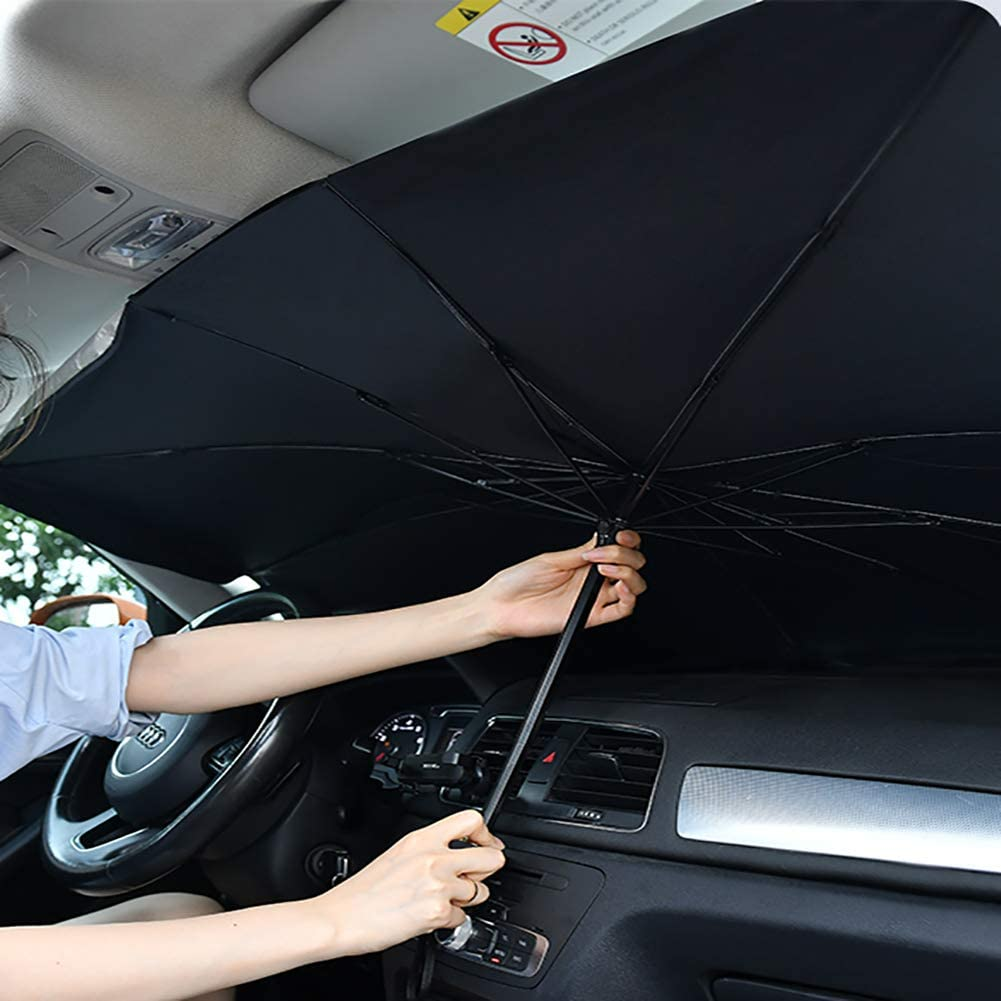 Car Windshield Sun Shade Umbrella - Foldable