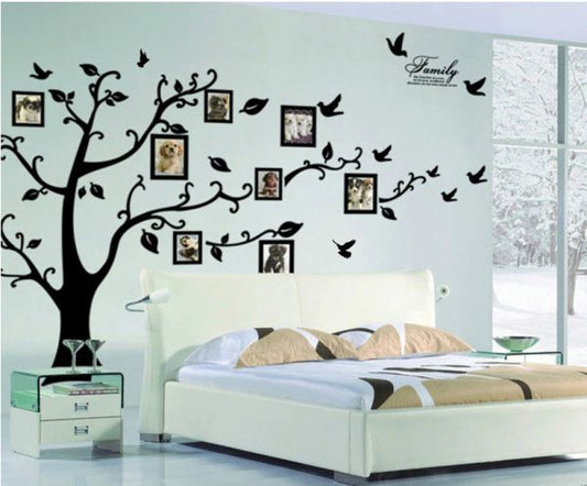 Diy Photo Tree Pvc Wall Decals Adhesive Family Wall Stickers Mural Art Home Decor